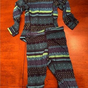 Reima Wool Base Layer in Blue and Green